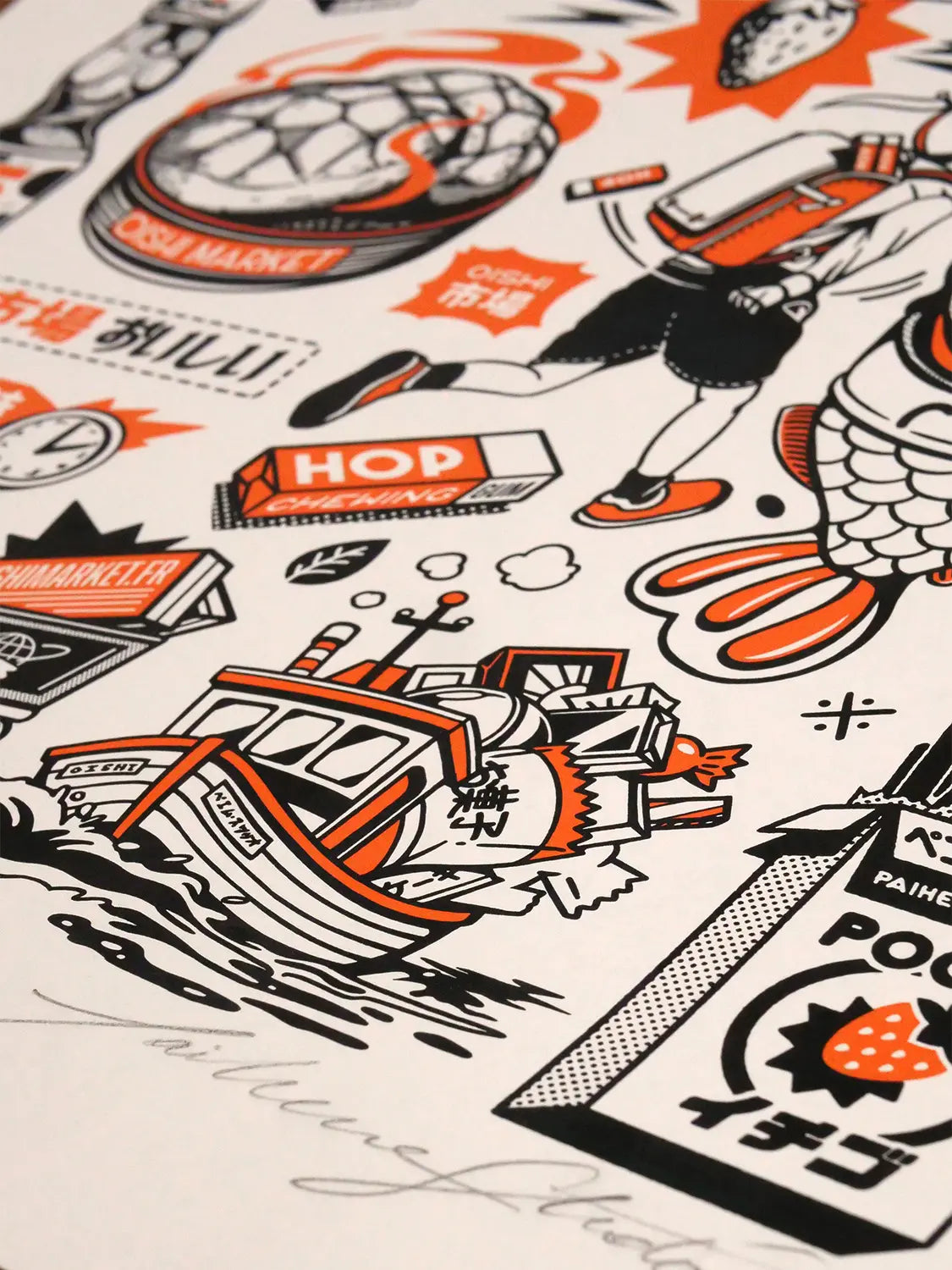 OISHI TATTOOS Screen printing 🍹