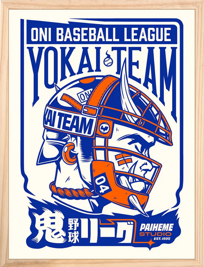 ONI BASEBALL LEAGUE Print ⚾