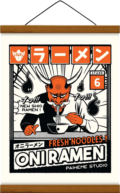ONI RAMEN Print 🟧