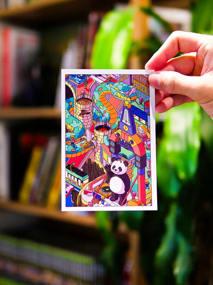 Carte postale Snake Festival Beauregard, mise en situation