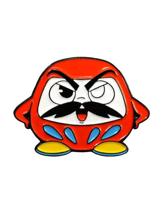 Pin's japonais Daruma émaillé, avant