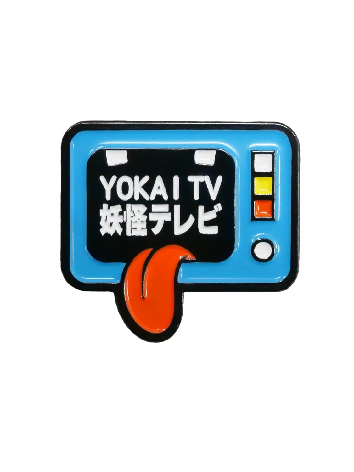 Pin's du Japon Yokai TV émaillé, avant
