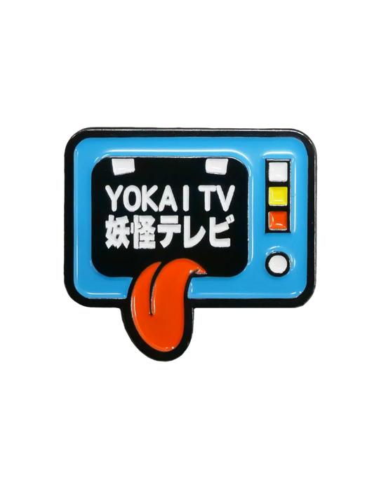 Pin's du Japon Yokai TV émaillé, avant