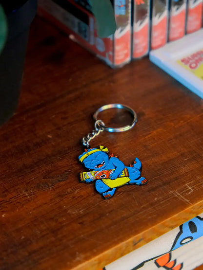Porte-clés japonais Kaiju Chief, détail de l'illustration