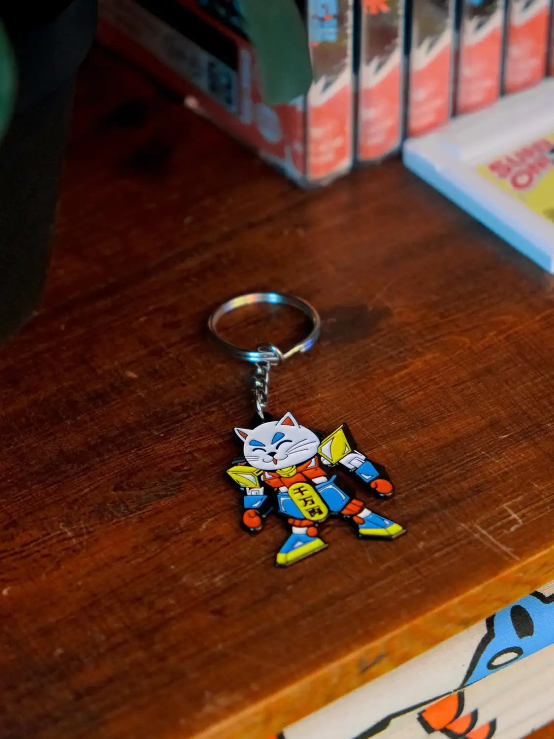 Porte-clés japonais Manekimeca, détail de l'illustration