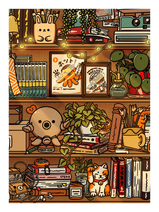 Affiche Poulpi Coin lecture