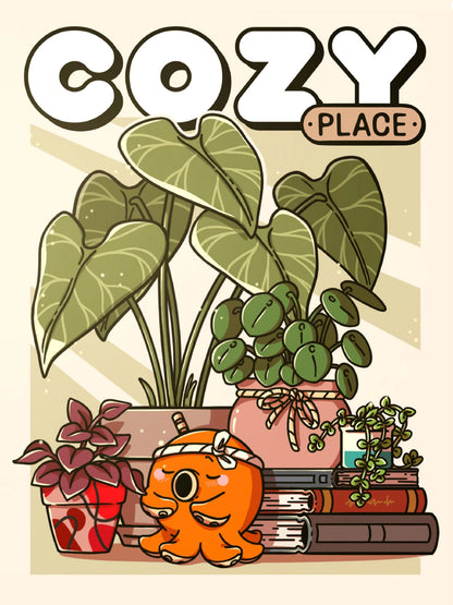 Affiche Poulpi Intérieur cosy