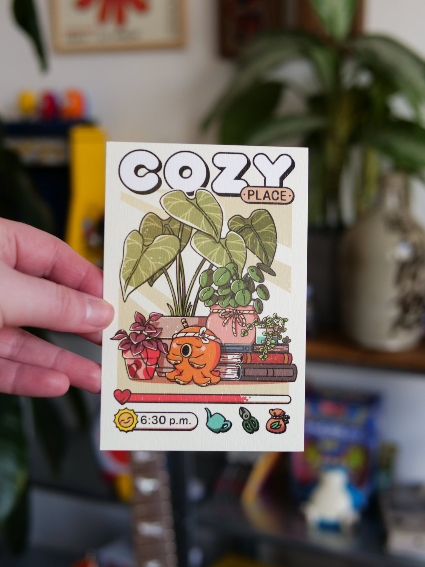 Carte postale Poulpi Cosy