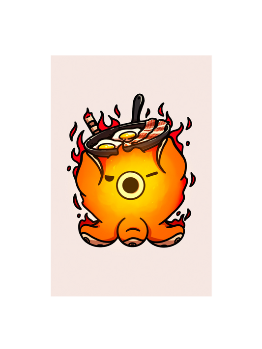 Carte postale Poulpi Feu