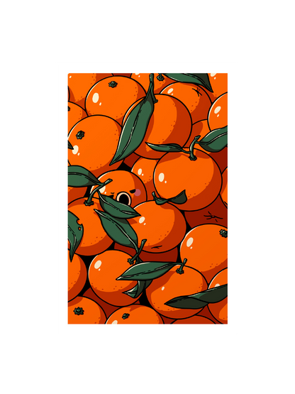 Carte postale Poulpi Orange