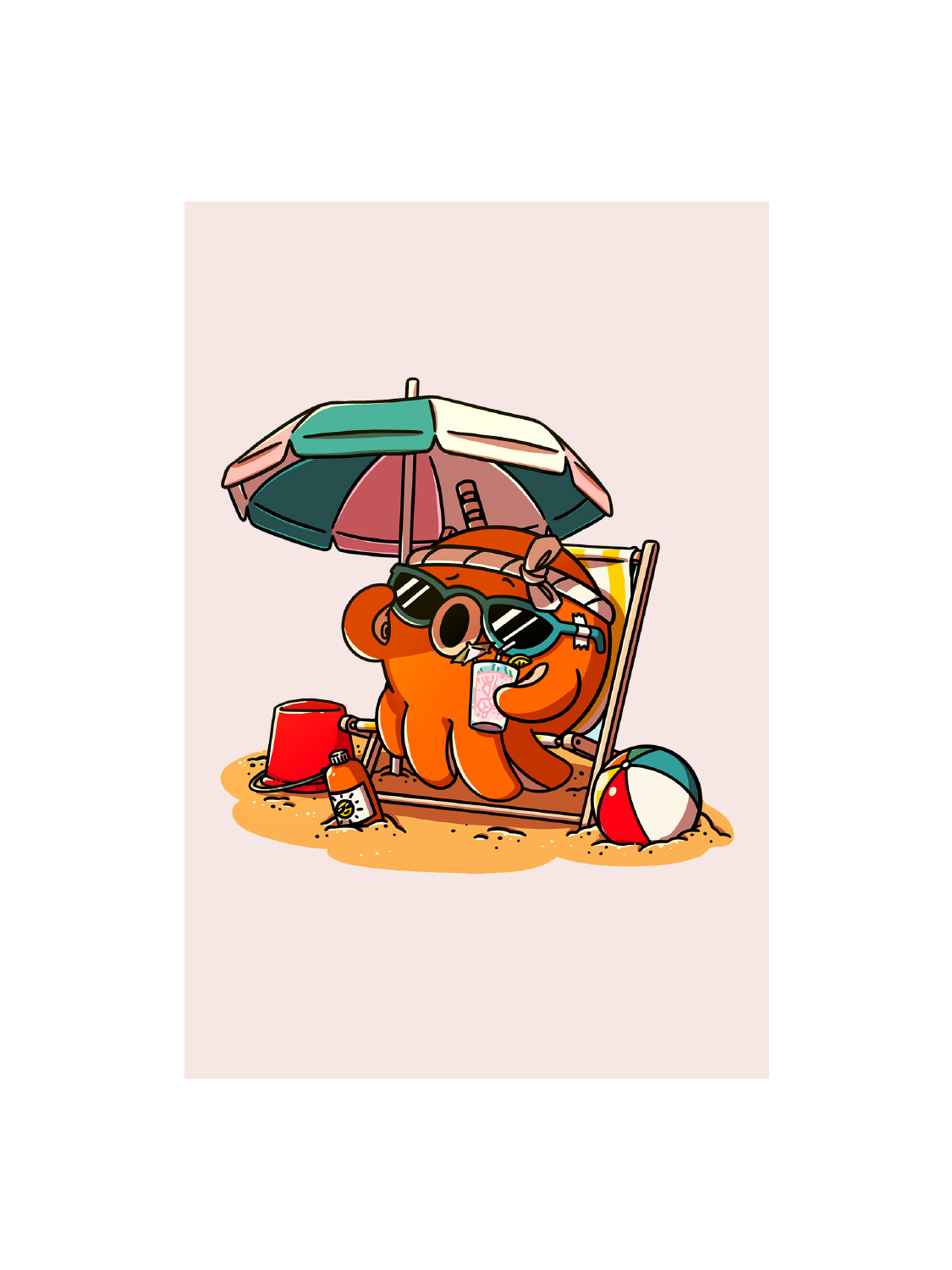 Carte postale Poulpi Plage