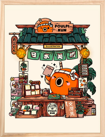 Affiche Poulpi Market