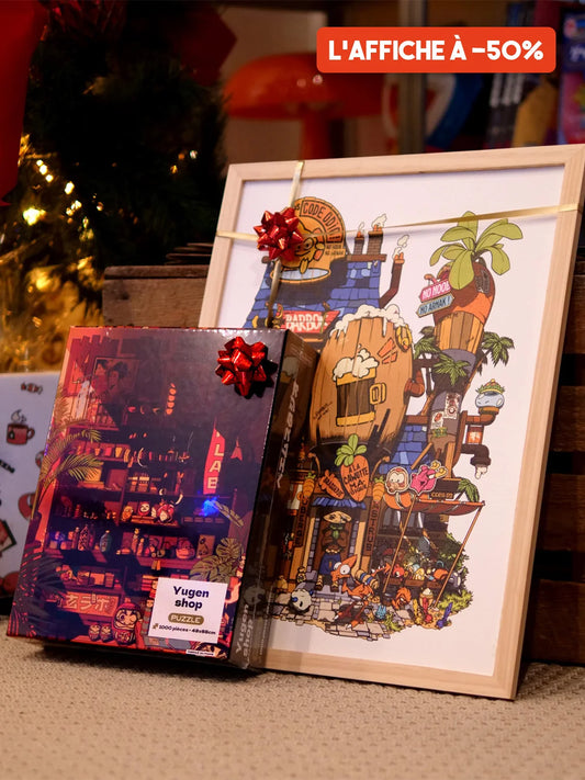 Pack Cadeau : Affiche 30x40cm + Puzzle