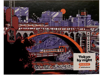 Puzzle Tokyo By Night, visuel complet assemblé