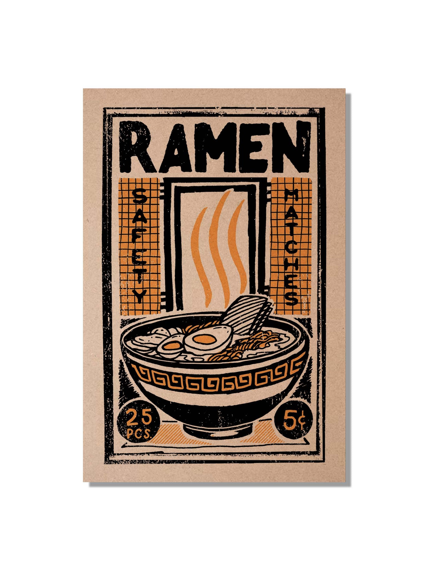 RAMEN-Postkarte