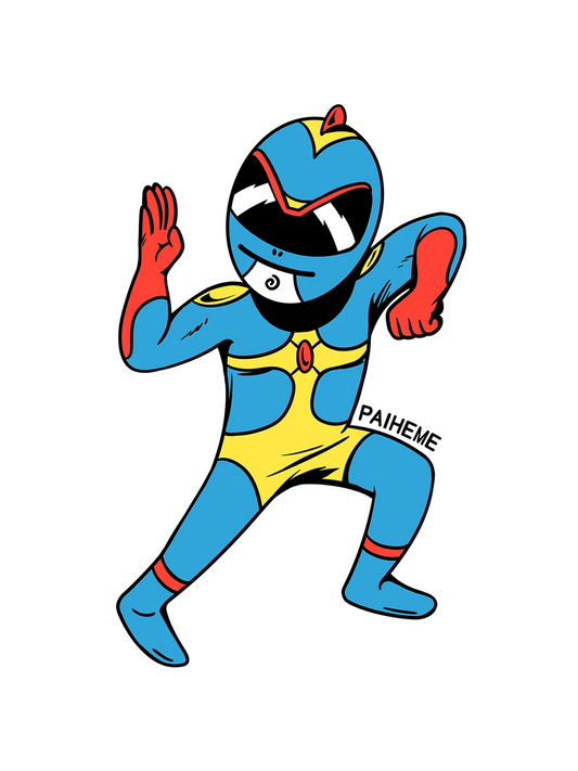 Sticker Pop Hero, collection Retro Toys vinyle brillant