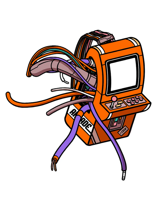 Sticker Arcade, collection Konbini Japonais vinyle brillant