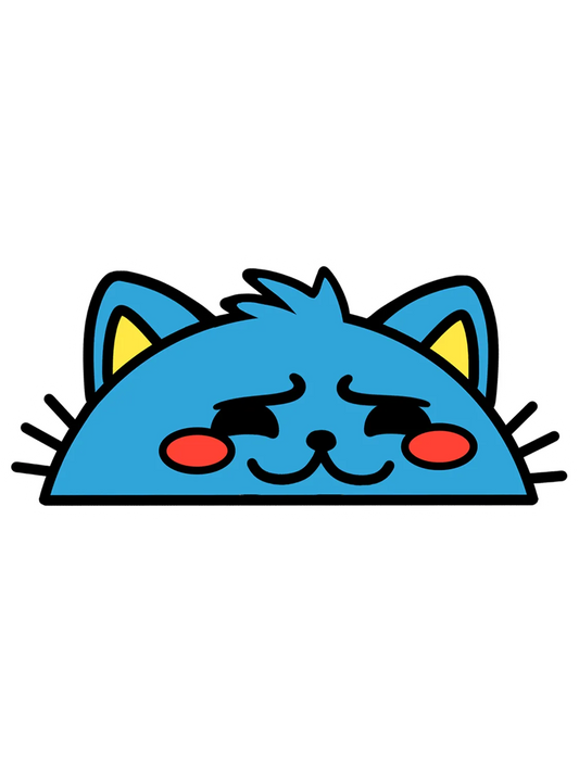 Sticker Cat, collection Retro Toys vinyle brillant