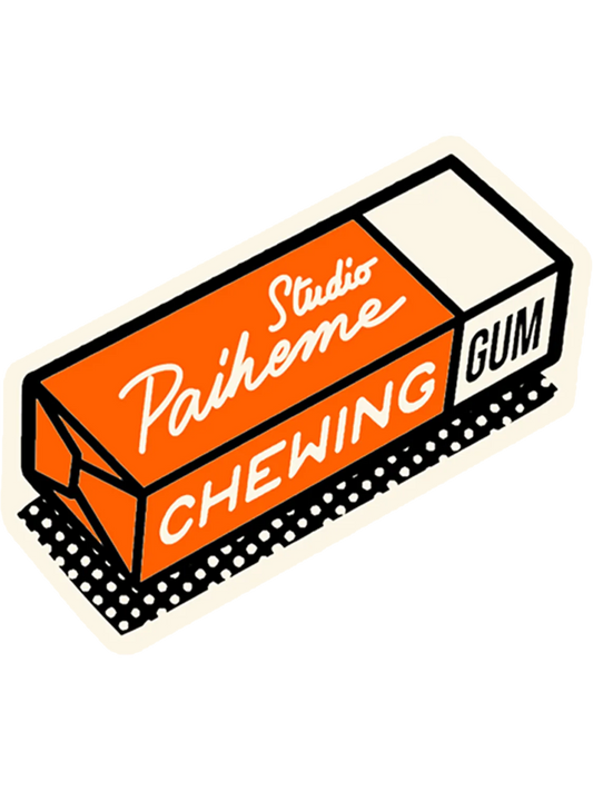 Sticker Chewing Gum, série Oishi Tattoos vinyle brillant