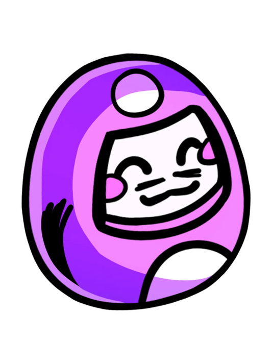 Sticker Daruma Solo, stickers japon vinyle brillant