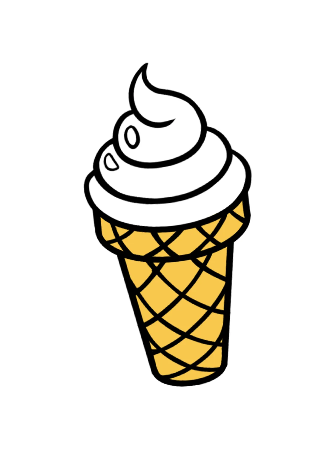 Sticker Glace, stickers kawaii japonais vinyle brillant
