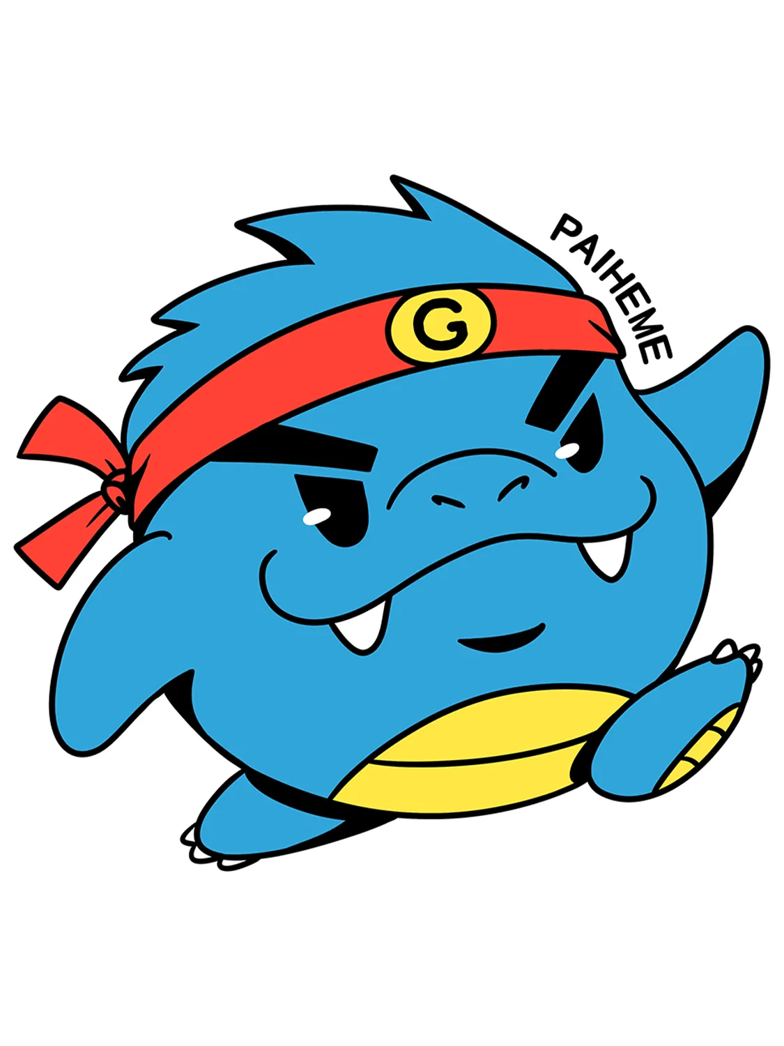 Sticker Pocket Kaiju, collection Retro Toys vinyle brillant