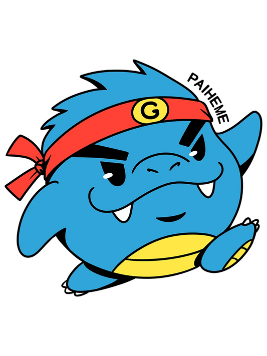 Sticker Pocket Kaiju, collection Retro Toys vinyle brillant