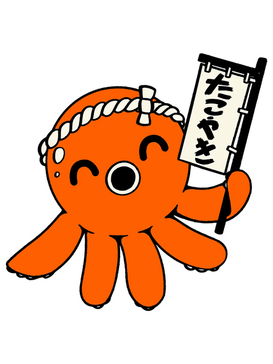 Sticker Takoyaki, stickers japon vinyle brillant