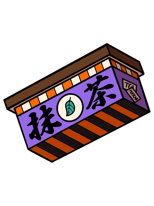 Sticker Tea, collection Konbini Japonais vinyle brillant