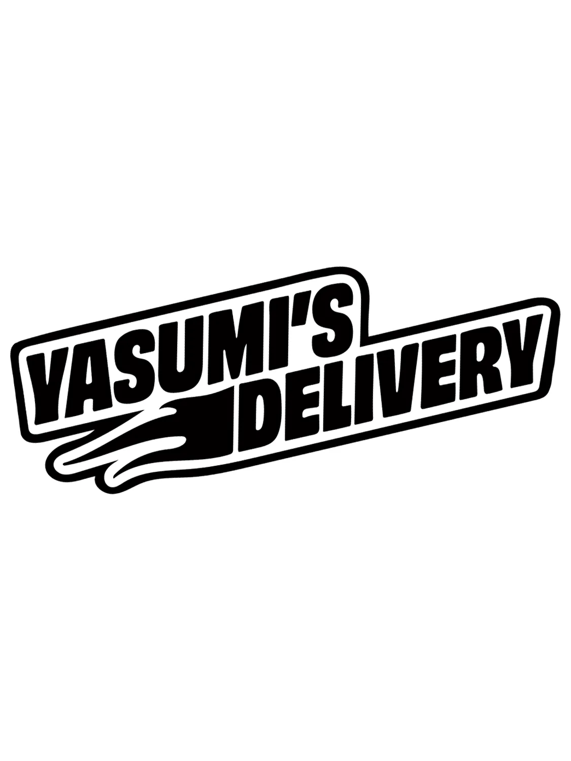 Sticker Yasumi Delivery, stickers japonais vinyle brillant