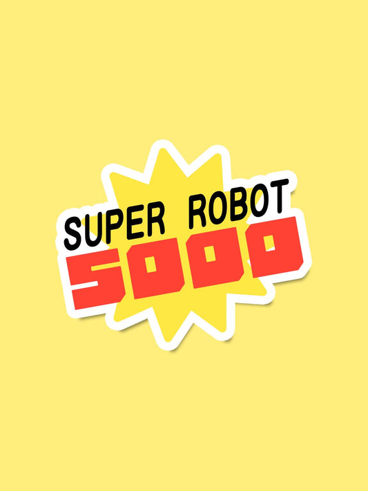 SUPER 5000 Sticker 🤖