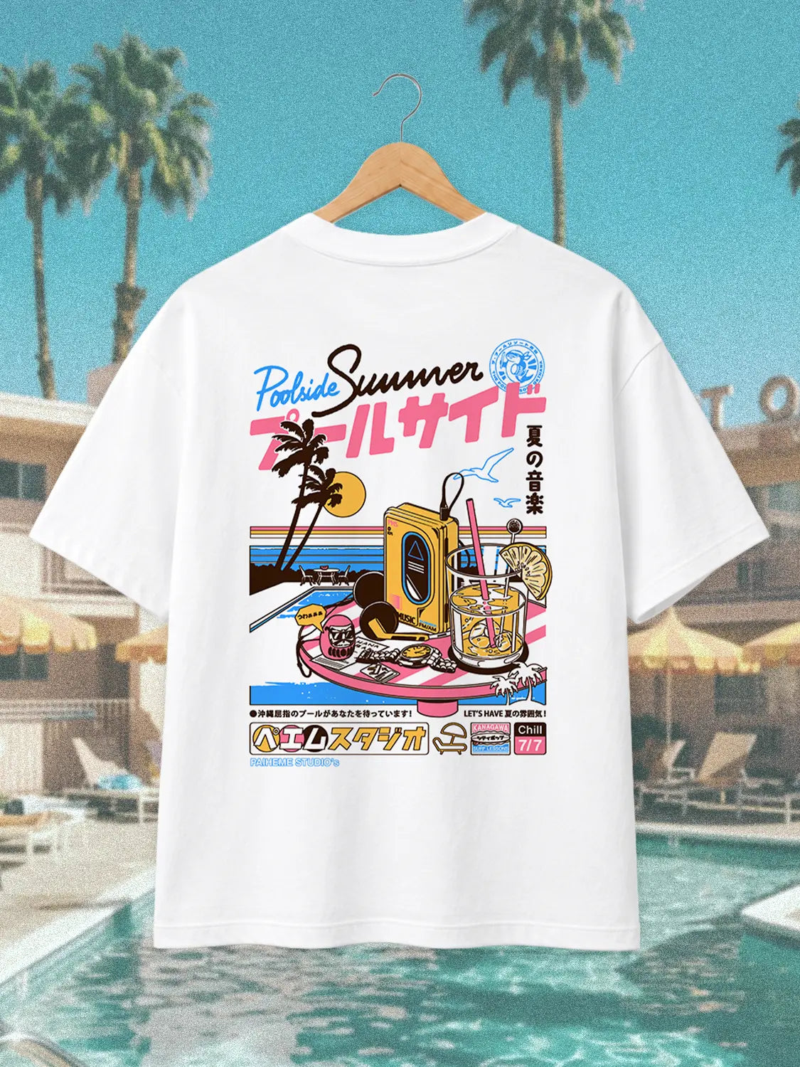T-SHIRT POOLSIDE SUMMER