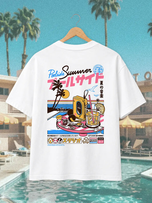 T-SHIRT POOLSIDE SUMMER