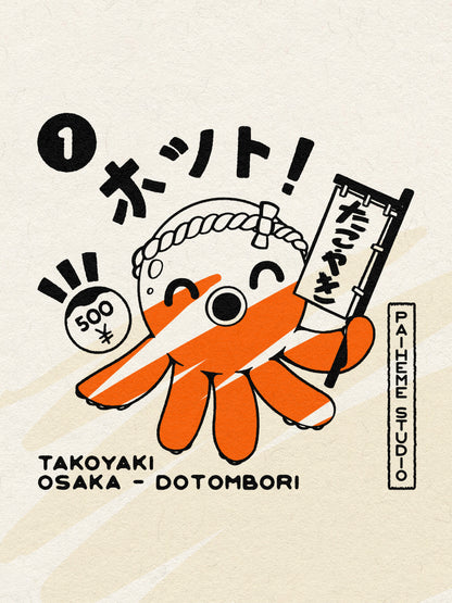 Malvorlage - Takoyaki Osaka