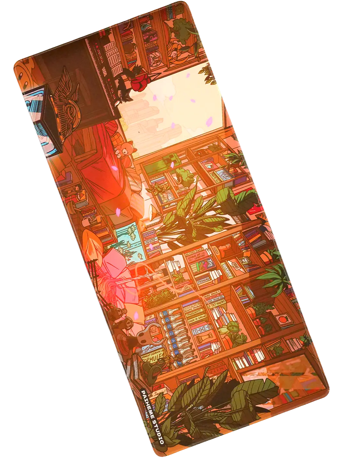 Tapis de souris japonais Lofi Day, vue complète