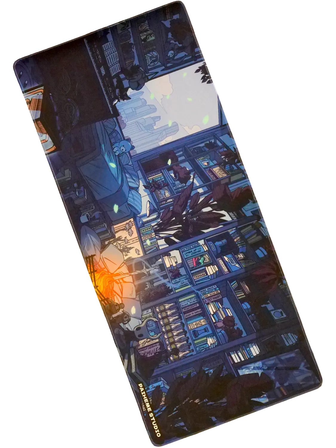 Tapis de souris japon Lofi Night, vue complète