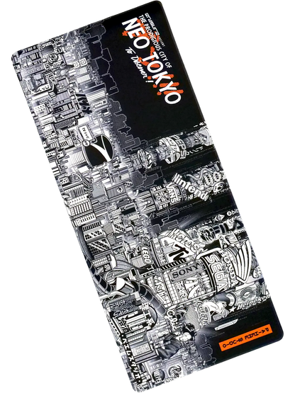 Tapis de souris style japonais Neo Tokyo, vue complète