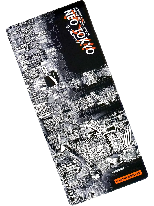 Tapis de souris style japonais Neo Tokyo, vue complète