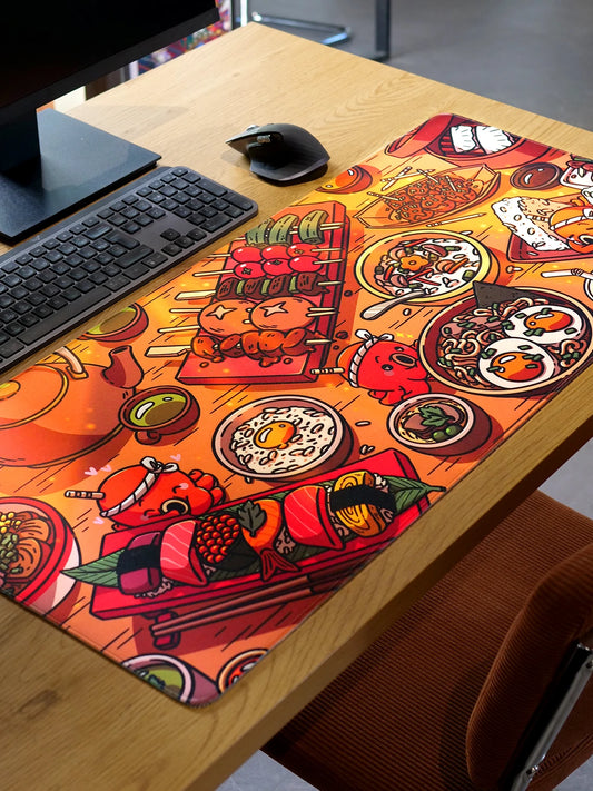 Tapis de souris xxl japon Poulpi, vue complète