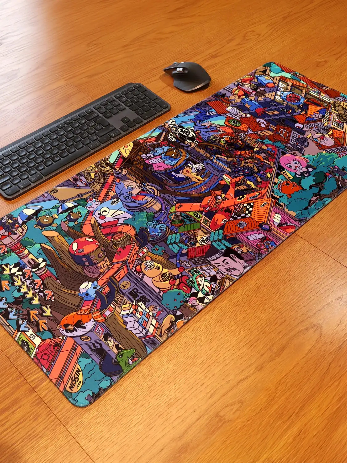 Tapis de souris japon XXL Tokyo Parade, vue complète