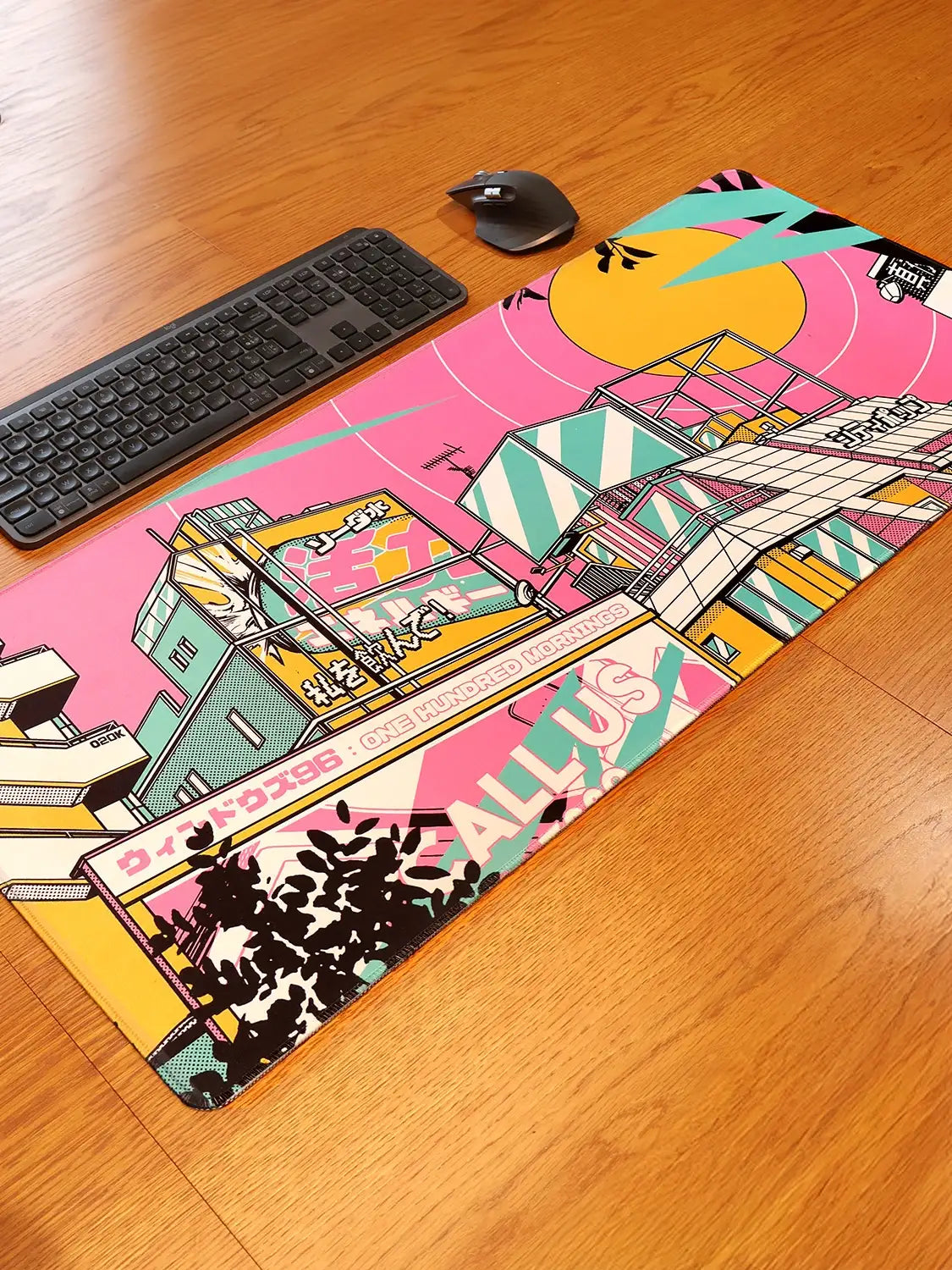 Tapis de souris xxl japon Happy City, vue complète