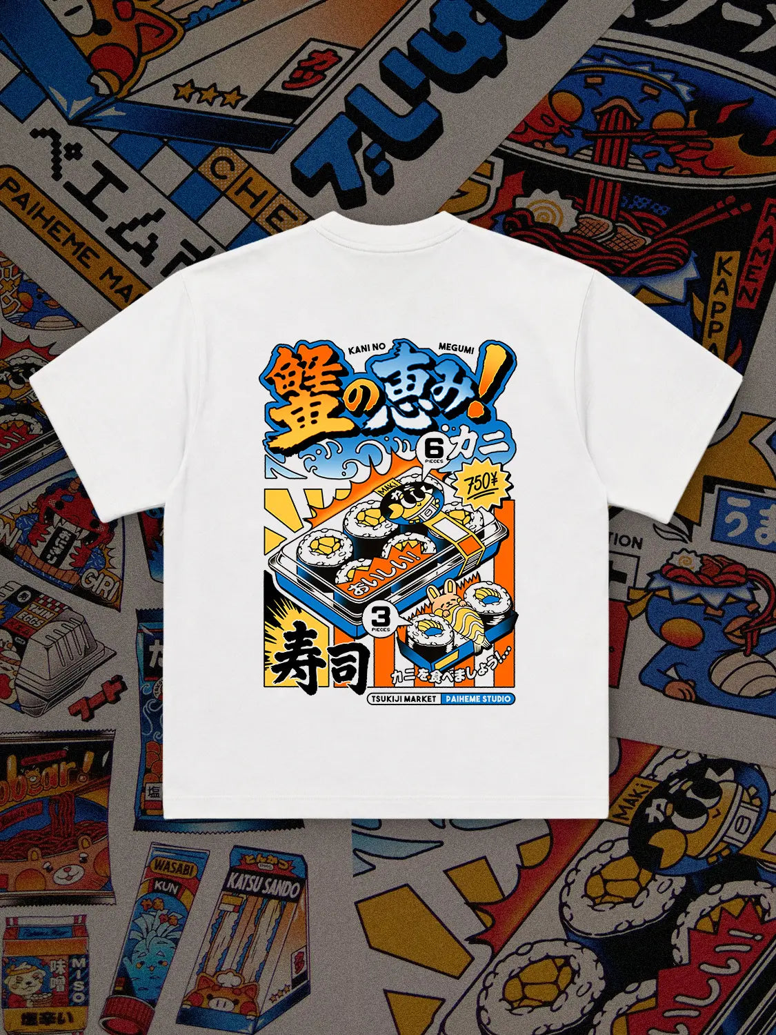 T-SHIRT SUSHI CRAB