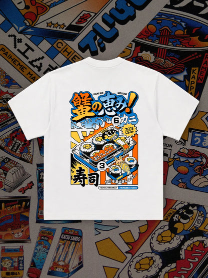 T-SHIRT SUSHI CRAB