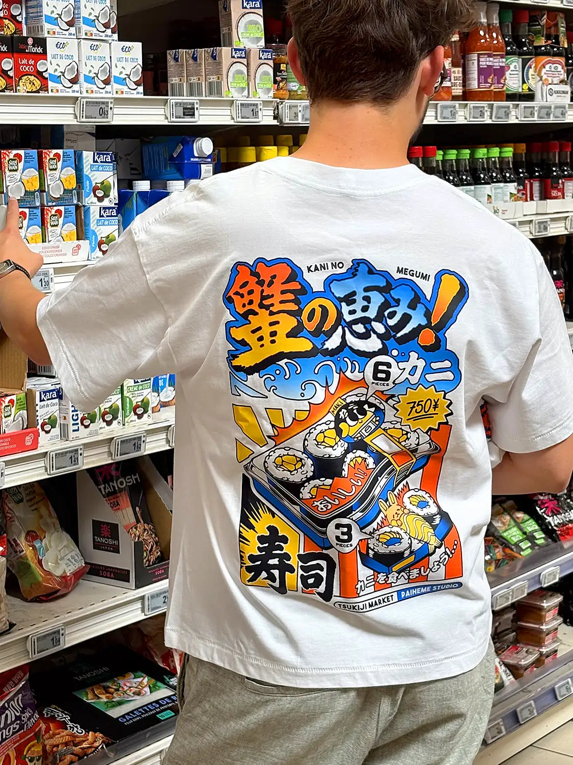 T-SHIRT SUSHI CRAB