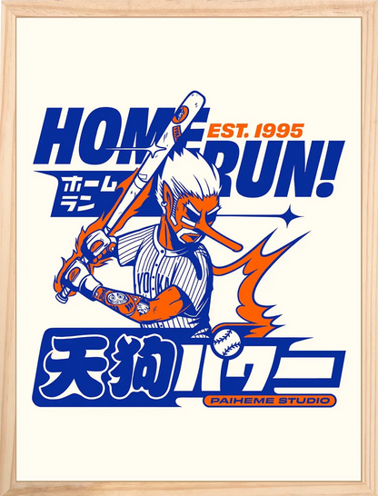 TENGU POWA Print ⚾