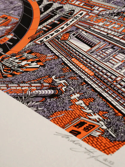 TOKYO BY NIGHT Screenprint🍹