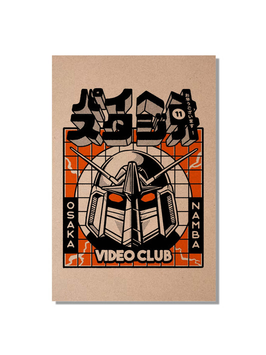 VIDEO CLUB Postcard 🟧