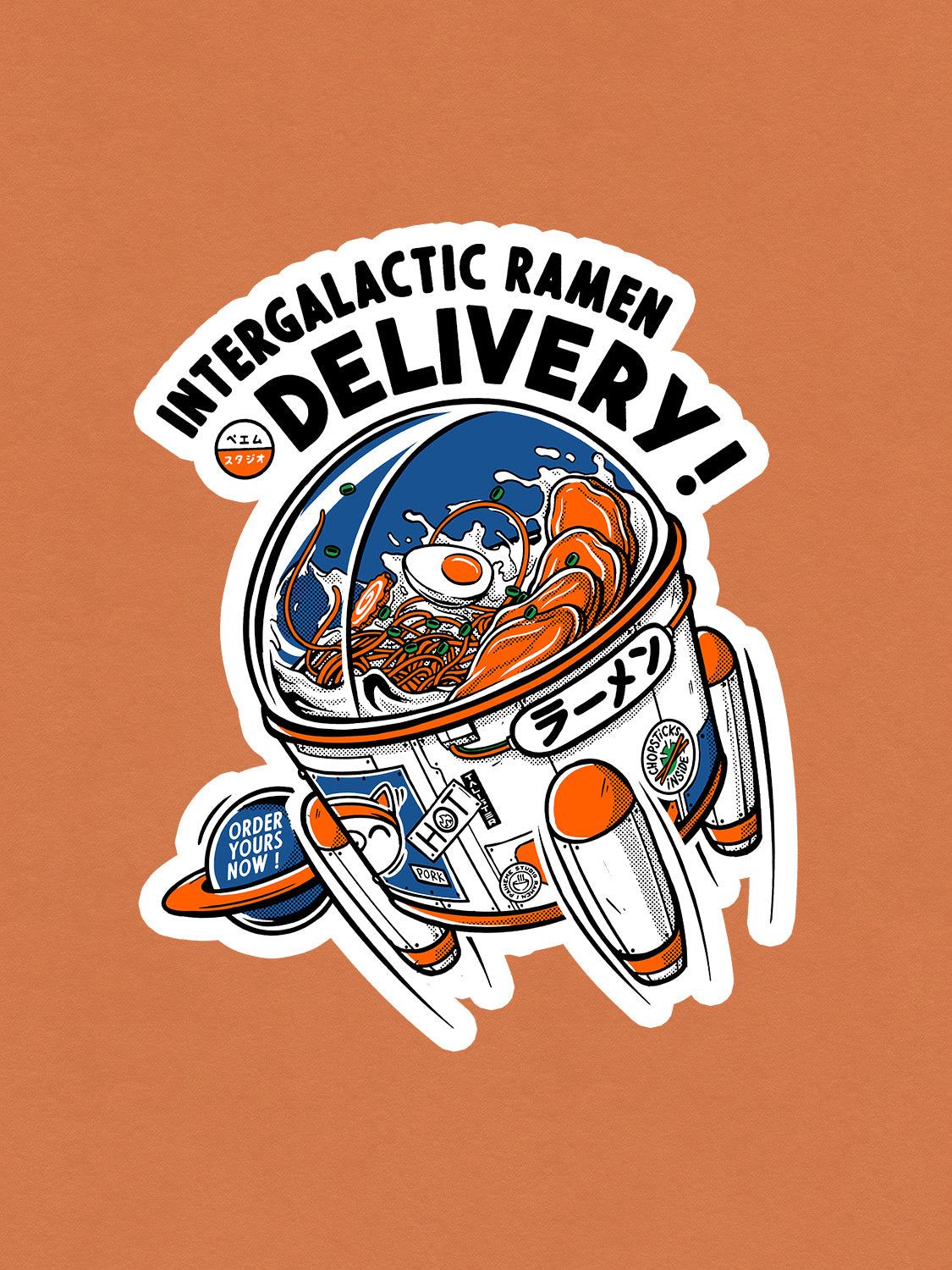 INTERGALACTIC RAMEN T-SHIRT