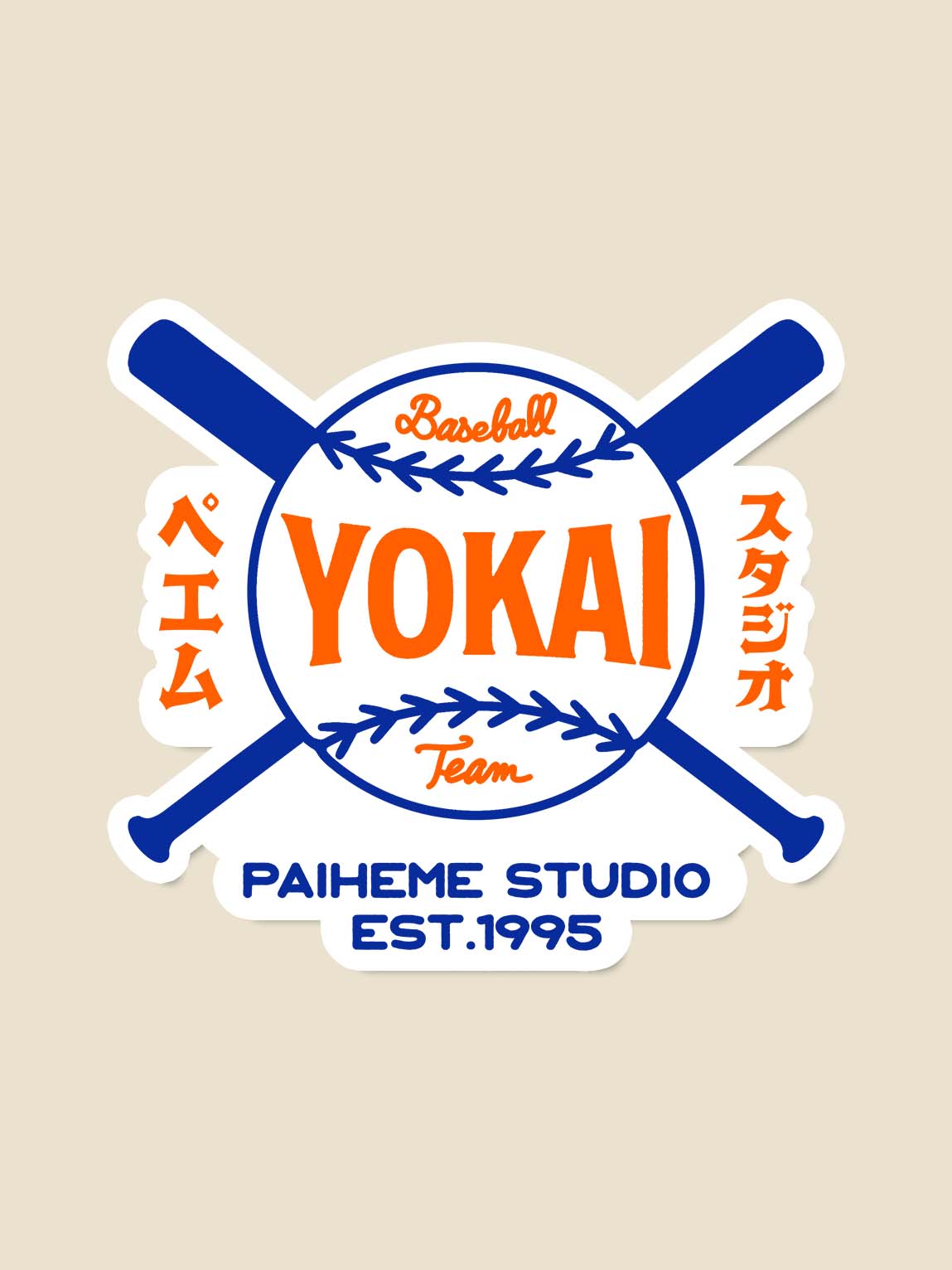 YOKAI BASEBALL-Aufkleber ⚾️