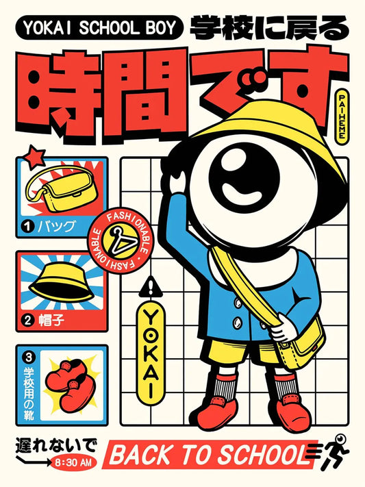 YOKAI SCHOOL BOY Print 🤖